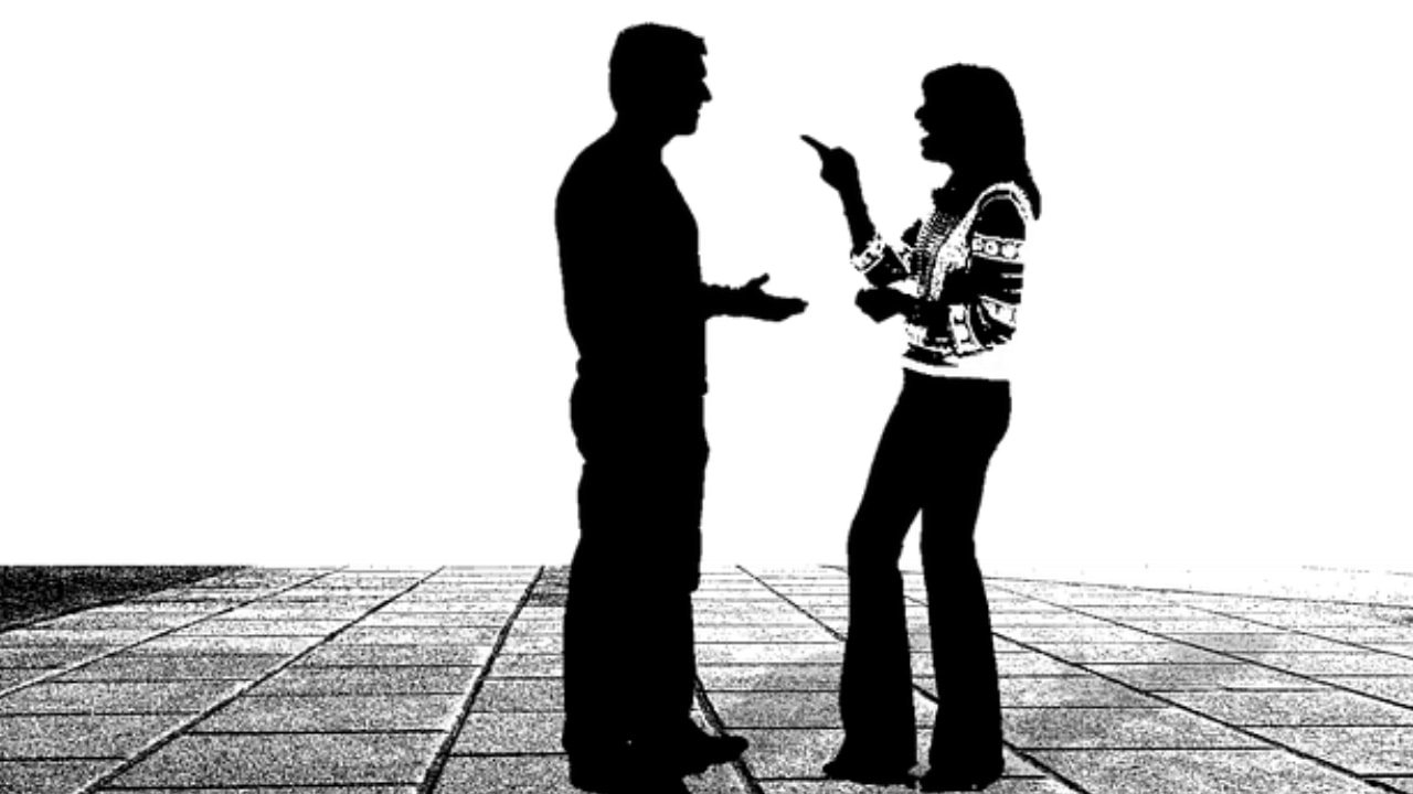 arguing couple