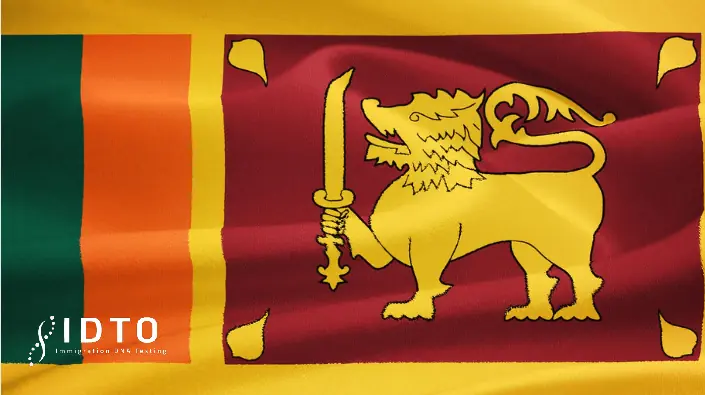 sri lanka flag dna tests